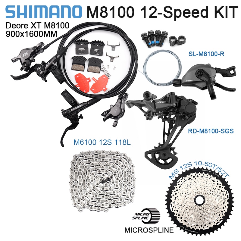 Shimano Deore XT M8100 Groupset 12S SL + RD MTB ..